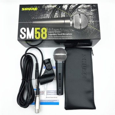 Shure SM58SK Dynamic Microphone Singing Live Karaoke Stage Vocal Mic