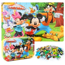 Puzzles for Kids Ages 4-8, 60 Piece Puzzles for Kids Ages 3-5 in a Metal Box ...