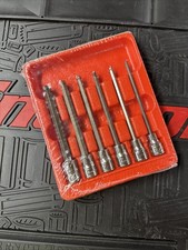 NEW Snap-on 206EFABL 3/8" drive SAE Ball End Hex Socket Driver Set