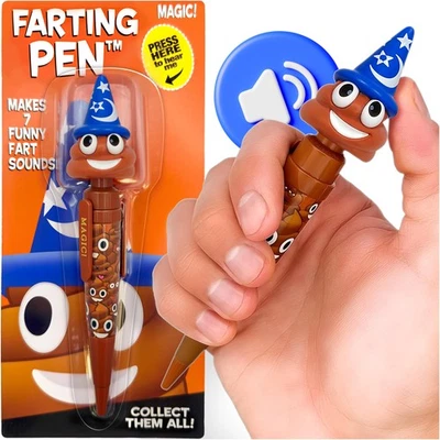 KAMHI WORLD Funny Fart Pen with 7 Sounds - Ideal Gag Gifts for Kids, Teens, and Christmas