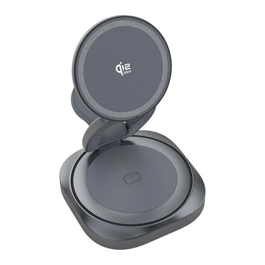 Xclio Foldable Wireless Turbo Charger, 3-in-1, Magnetic, 25W, Qi2.2 Support, 360