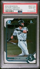 2022 Bowman Chrome Victor Labrada PSA 10 GEM MT 1st