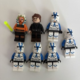Lego 75004 75002 8098 7675 7680 8037 Star Wars 501st Clone Trooper Minifigures