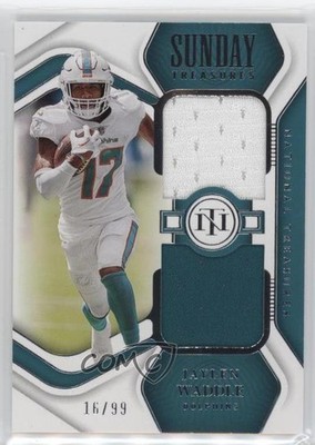 2022 Panini National Treasures Sunday 16/99 Jaylen Waddle #STR-JWA 0c3