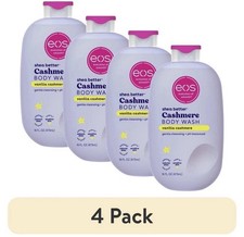 4X EOS Shea Better Vanilla Cashmere Body Wash Hydrating Cream Gel 16 FL OZ