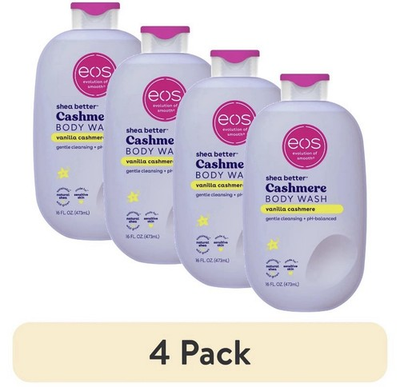 #ad 4X EOS Shea Better Vanilla Cashmere Body Wash Hydrating Cream Gel 16 FL OZ $30.88