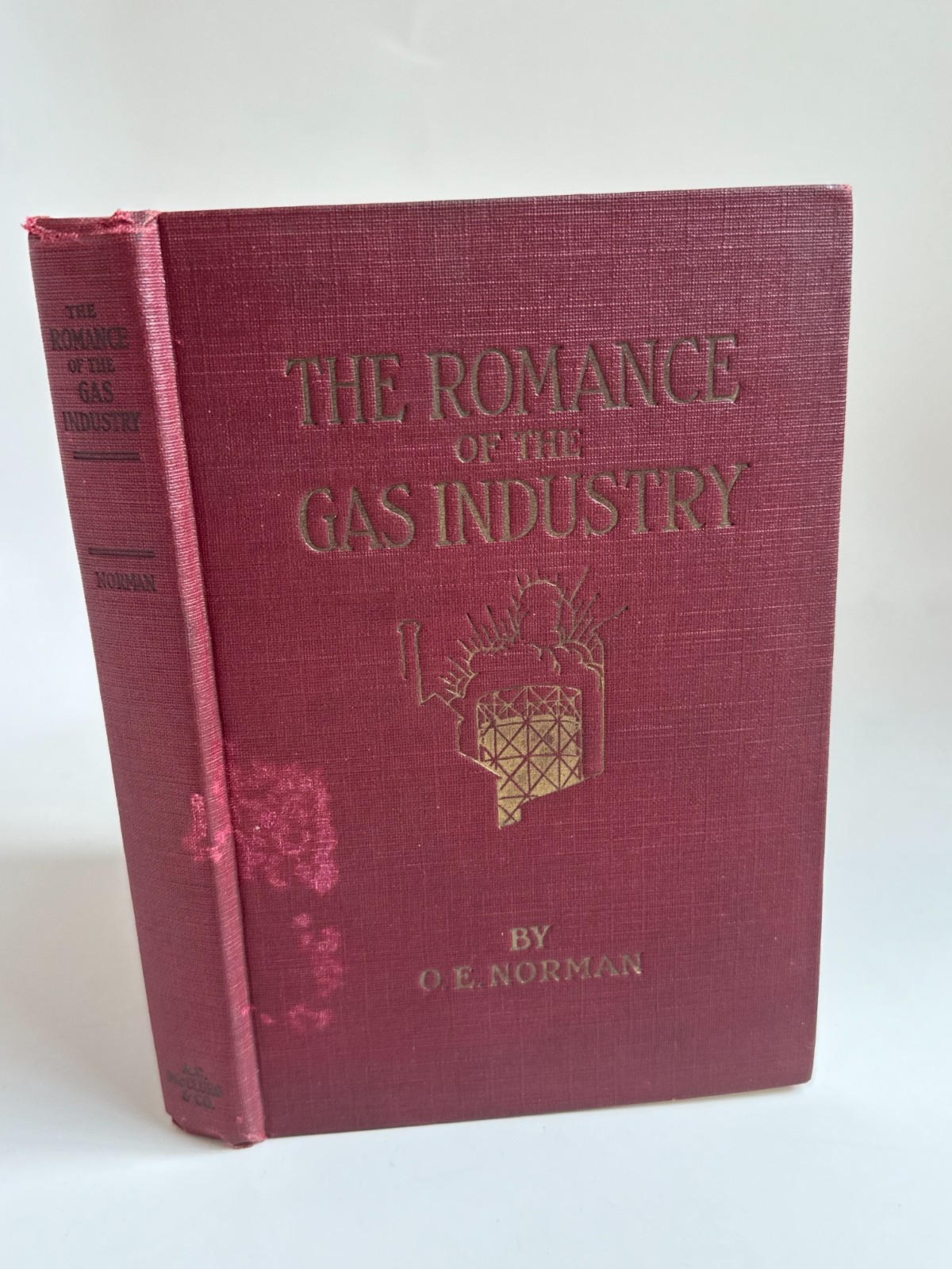 The Romance of the Gas Industry OSCAR E NORMAN 1922 SIGNED 1st Ed Gas Coal Oil