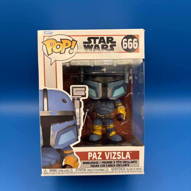 Funko Pop! Star Wars: The Mandalorian Paz Vizsla Vinyl Figure #666