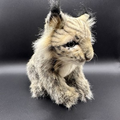 Sitting Lynx Cub Plush Soft Toy by HANSA Creation Realistic 7  2015