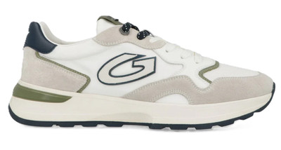 ALBERTO GUARDIANI GM61030A LEVANTE SPORT SNEAKERS SPORTS SHOES MEN OFF WHITE