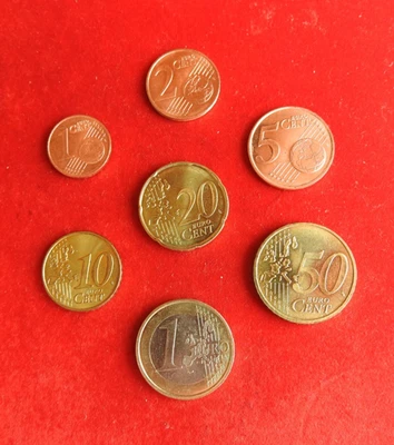 suite euro France 1999 de 1 Ct à 1 euro soit 7 pièces - Photo 1/2