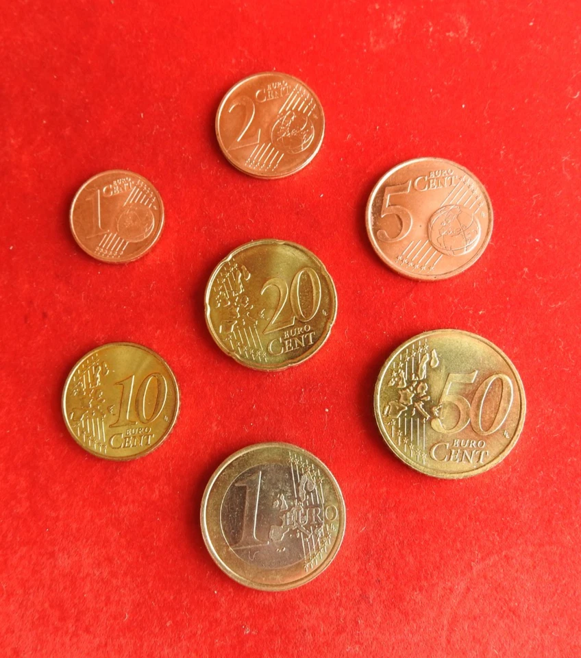 suite euro France 1999 de 1 Ct à 1 euro soit 7 pièces - Photo 1/2