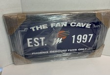Phoenix Mercury Framed 10" x 20" Fan Cave Collage