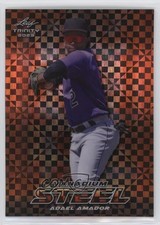 2023 Leaf Trinity Mega Box Vanadium Orange Checkerboard 1/6 Adael Amador 1b9b