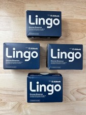 4x Lingo Continuous Glucose Biosensor Monitor Exp: 10/31/2026 SHIPS NEXT DAY