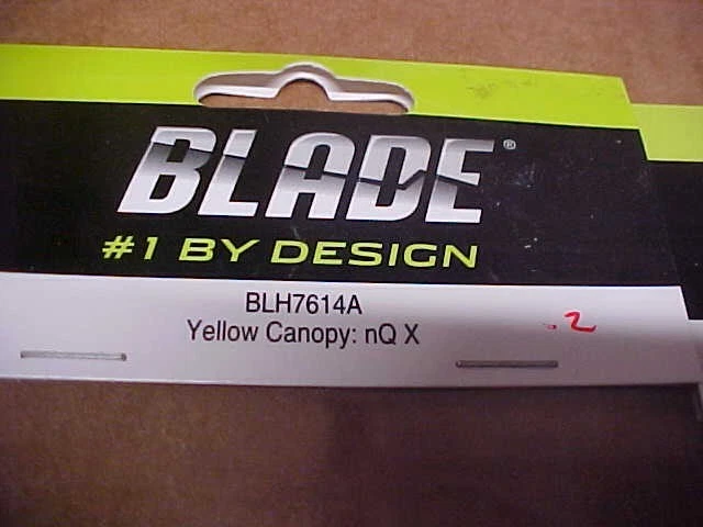 BLADE BLH7614A (2 PKGS) = YELLOW CANOPY  : nQ X (NEW) - Image 2 of 2