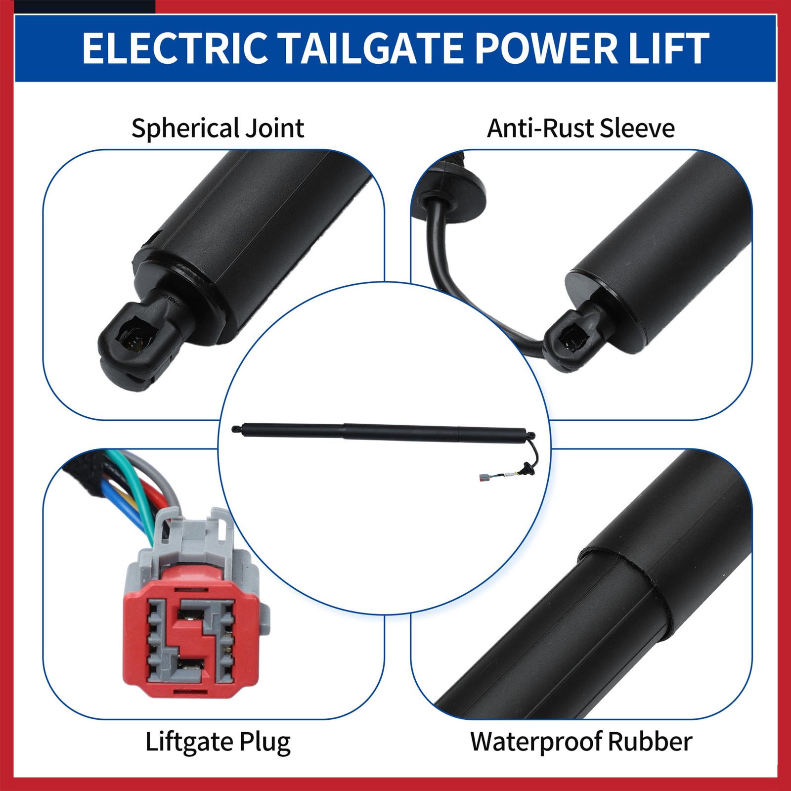 Rear LH Tailgate Power Lift Support Fit for Lincoln MKC 2015-2019