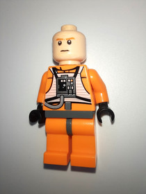 LEGO Star Wars Luke Skywalker X Wing Pilot Minifigure (sw0295) Weapons, Set 8129