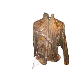 Realtree Mens Camouflage 1/4 Zip Pullover Size L Hunting Shirt