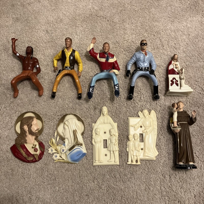 Hartland Cowboys & Religious Figures-Matt Dillon-Lone Ranger-Roy Rogers & More