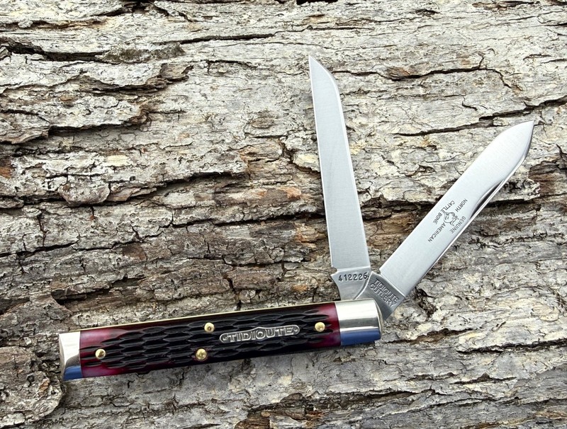 GEC TIDIOUTE **412226 BLACK RASPBERRY JIGGED THE NEW TOWN PHYSICIAN KNIFE KNIVES