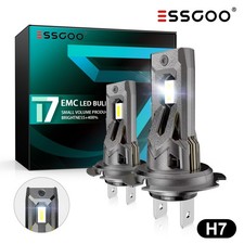 ESSGOO 100W 2X H7 Auto Scheinwerfer Canbus Fehlerfrei 6500K Wei Ersetzen Halogen