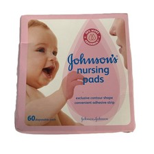 Johnson's Disposable Nursing Pads with Natural Cotton 60 Ct NEW Sealed 2011