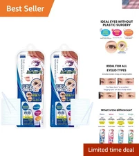Droopy Eyelid Lifter for Women, Double Eyelid Tape Invisible for Hooded Eyes,...
