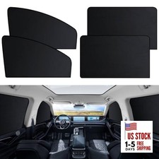 4PC Car Window Shades  Privacy Curtains - Magnetic Side Window Covers with