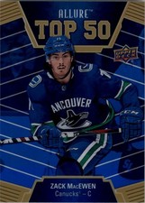 2019-20 Upper Deck Allure Top 50 Blue #T5031 Zack MacEwen - HKY