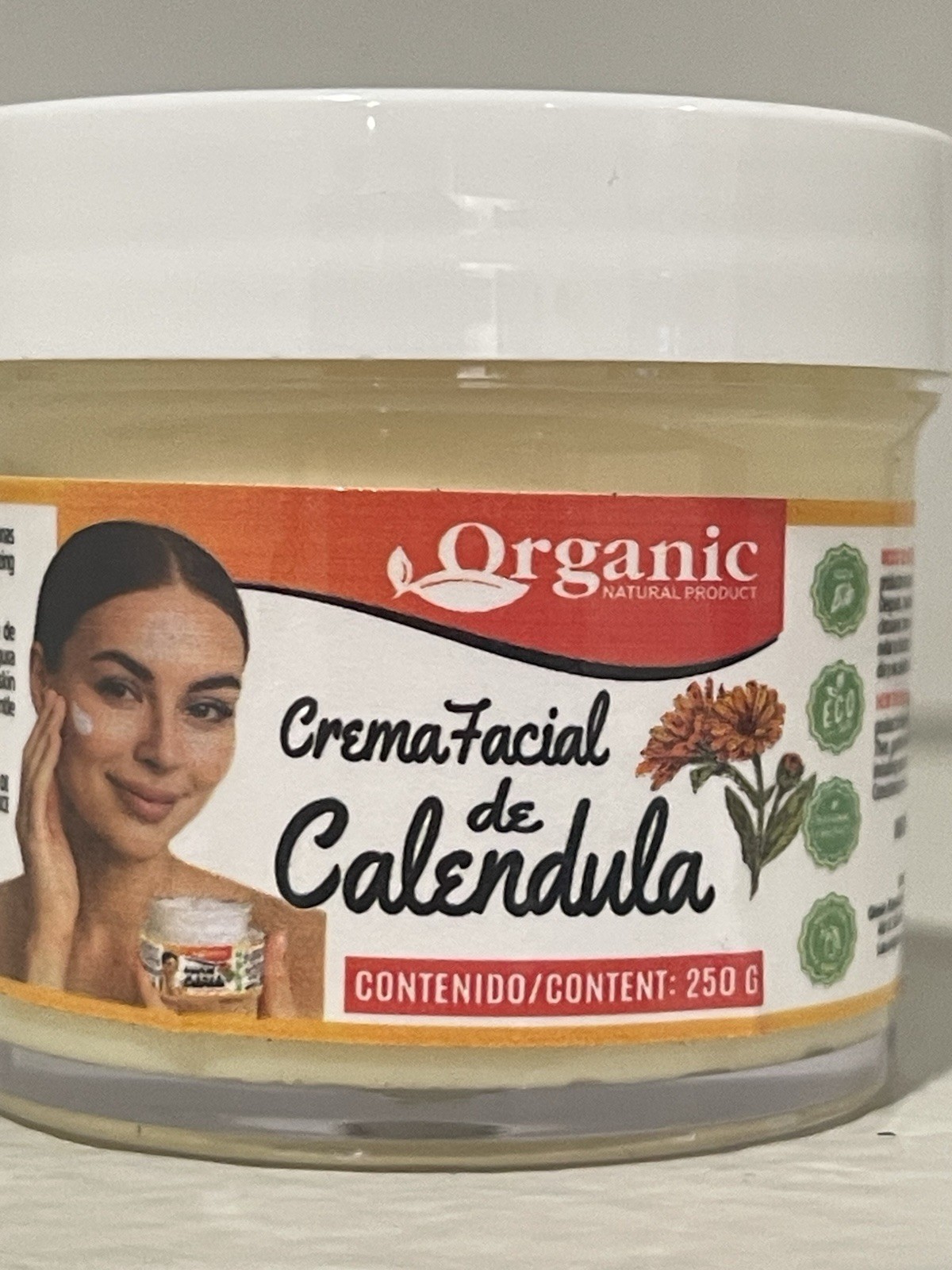 Crema De Caléndula Facial, crema facial de caléndula, crema de caléndula