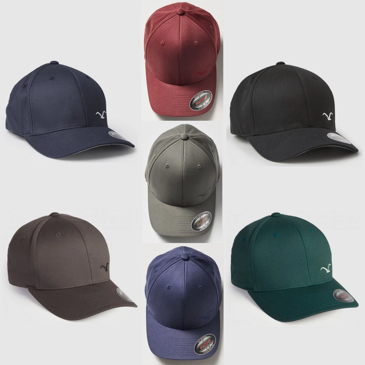 Flexfit Seagull Logo Cap Flex Baseball Cap Hat Original