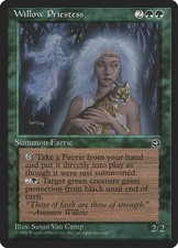 MTG Willow Priestess - N/A / English / Heavily Played