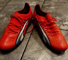 New Puma Ultra Ultimate FG AG Soccer Cleats Supercharge Pack Orange Mens Size 13