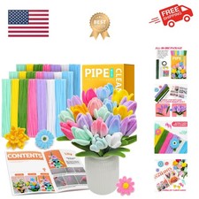 Pipe Cleaners, 480pcs Multi-Colored, Flower Making Kit, Arts and Craft Suppli... 0.10 per gallon