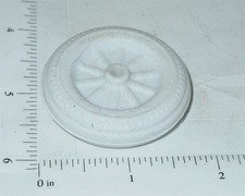 Wyandotte White Rubber Simulated Spoke Wheel/Tire Replacement Part WYP-010W-1