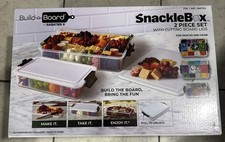 Sabatier SnackleBox 2 Pc Set with Cutting Board Lids. New In Box Free Shipping!