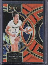2024 Panini Select WNBA #120 Lou Lopez Senechal Prizms Orange #/125