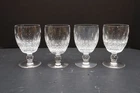 Set of 4 Vtg WATERFORD CRYSTAL Colleen 5.25" Short-Stemmed Water Goblets/Glasses
