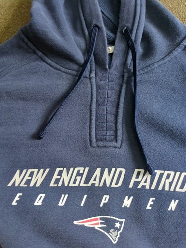 New England Patriots Hoodie Mens Large THICK Bill Belichick Equipment Reebok NFL - Picture 5 of 8