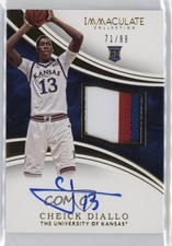 2016-17 Panini Immaculate Collegiate 71/99 Cheick Diallo #64 Patch Auto 3c7