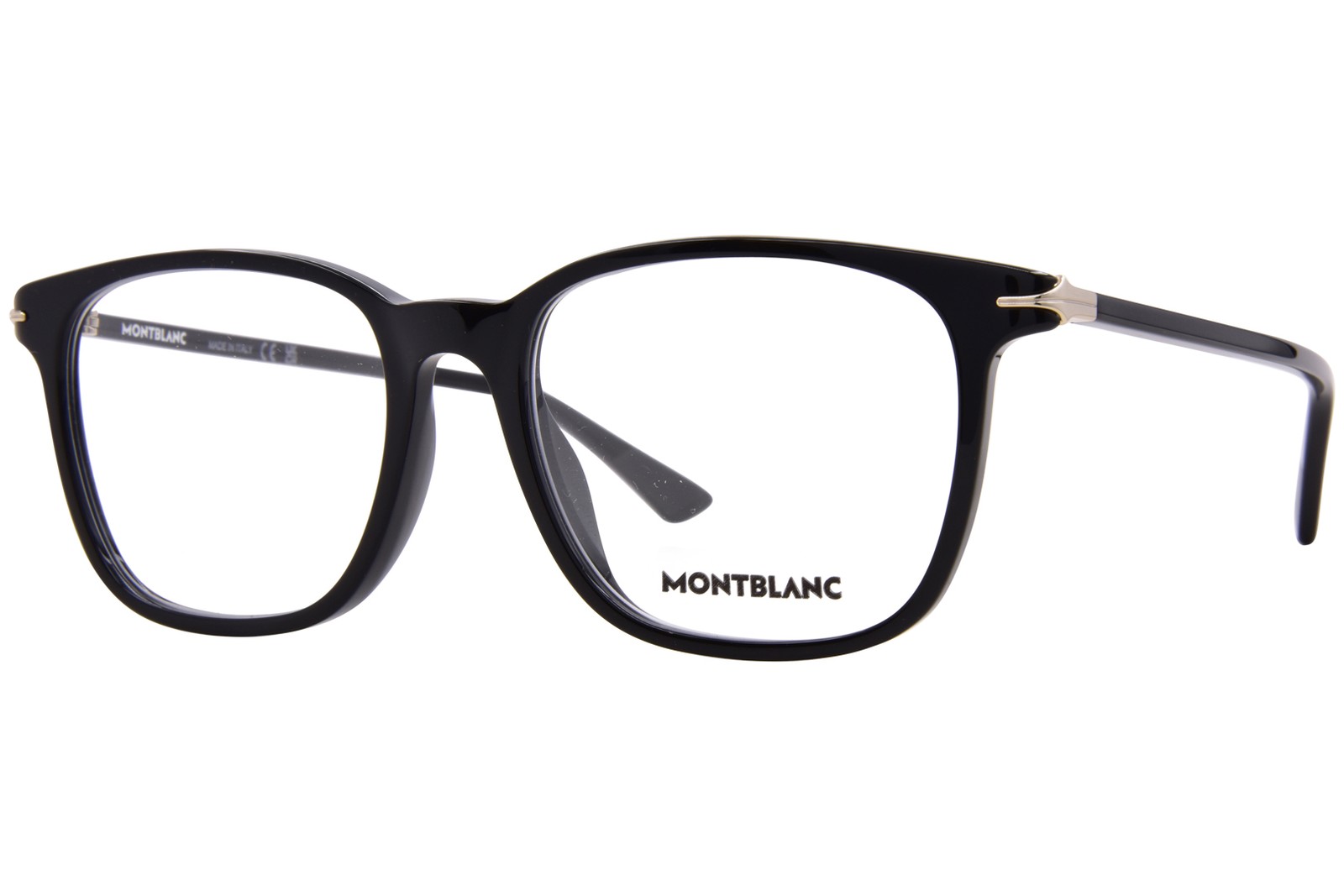 Очки Mont Blanc MB0338O 001 Мужские черные в полной оправе квадратной формы 52 мм