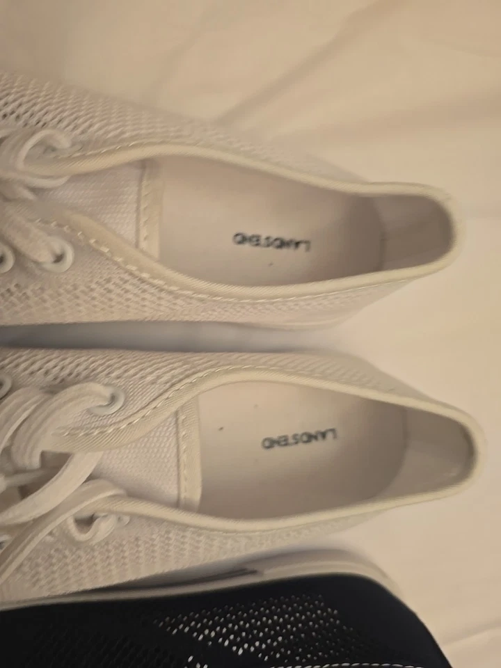 Zapatillas Land's End 2 Pares Blanco y Azul Marino Talla 7.5 Para Mujer Nuevas Foto 3 de 4