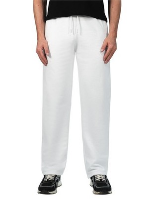 Mens Fleece Open Hem Bottoms Track Pants Casual Joggers Jogging Trousers S-5XL