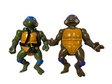 Teenage Mutant Ninja Turtles Donatello & Leonardo TMNT Vintage Figures 1988
