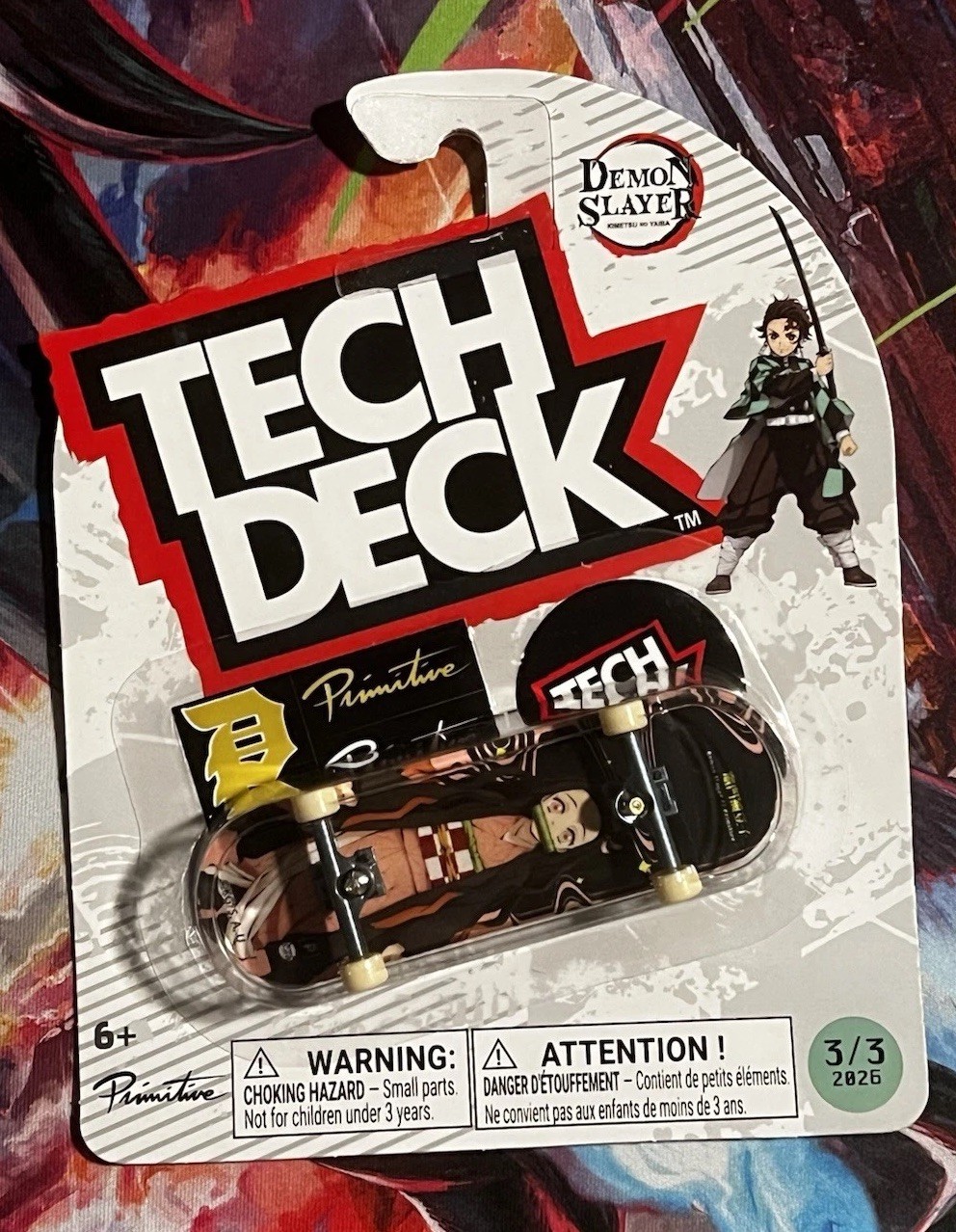 TECH DECK Primitive x Demon Slayer Neal Nezuko Fingerboard 2