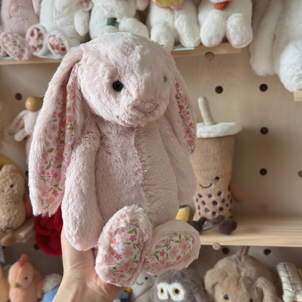 Blossom Cherry Rabbit 18cm Blush Bunny Jelly Cat Stuffed Soft