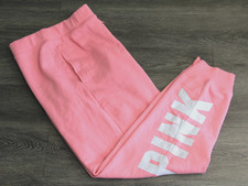 PINK VICTORIA'S SECRET EVERYDAY LOUNGE RELAXED JOGGER SWEATPANTS PANTS size XL