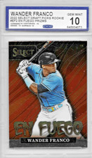 2022 Panini Select En Fuego Wander Franco