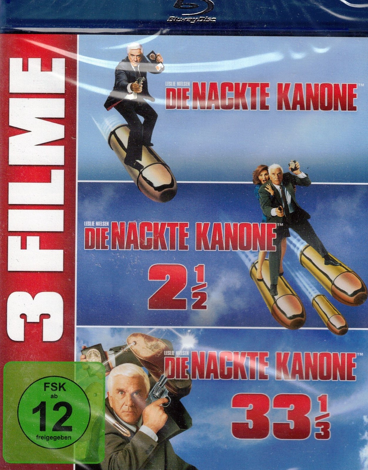 Die nackte Kanone - Teil: 1 - 3 (1988/94)[Blu-ray /NEU/OVP] - Bild 2